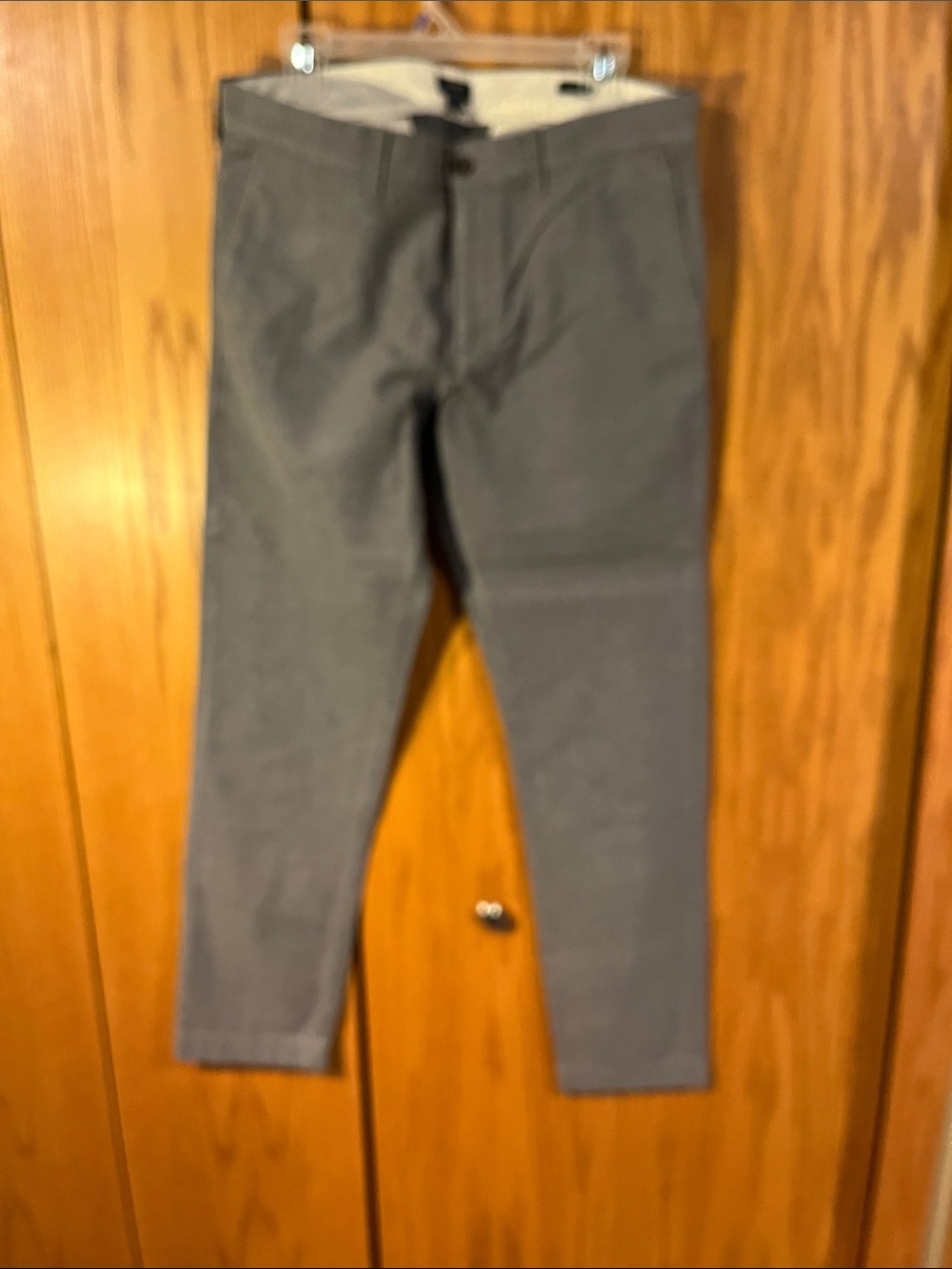 J. Crew Men's Gray Slim Chinos